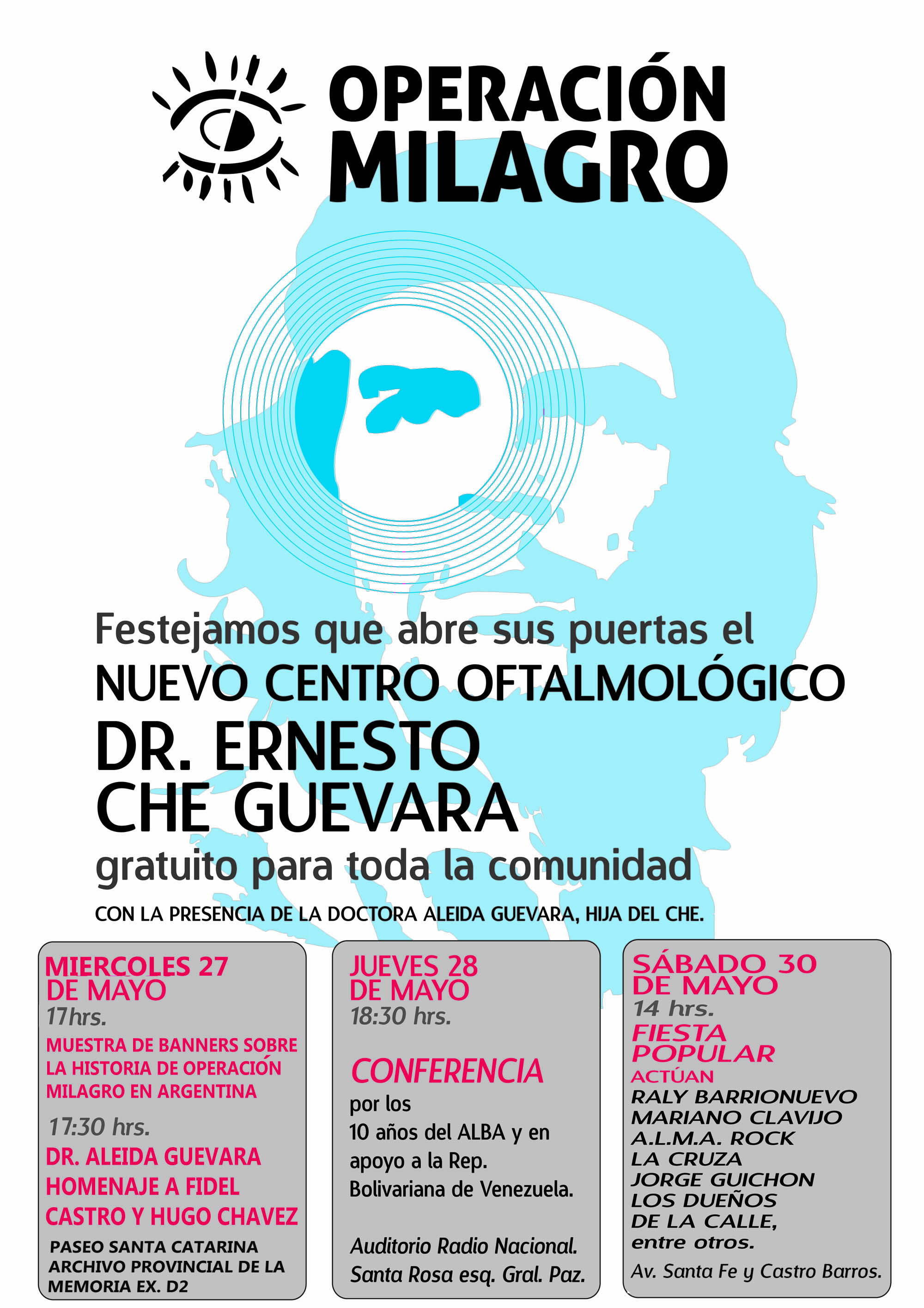 Festejamos que abre sus puertas el nuevo Centro Oftalmológico Dr. Ernesto Che Guevara