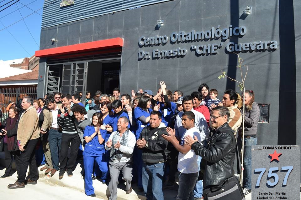 Aleida, la hija del Che Guevara inauguró un Centro Oftalmológico en Córdoba