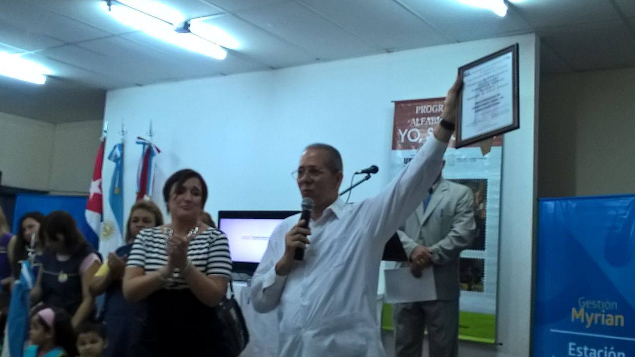 Juárez Celman fue declarada territorio libre de analfabetismo por el programa «Yo Sí Puedo».
