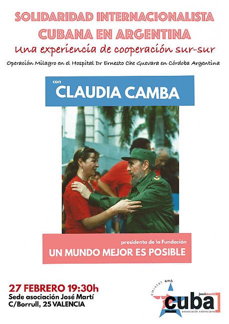 Claudia Camba expone en Valencia los logros de la cooperación Sur-Sur