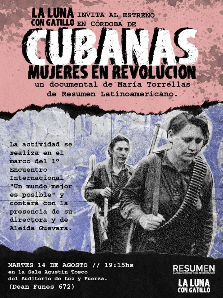 Estreno en Córdoba del documental de nuestra compañera María Torrellas! No se lo pierdan!