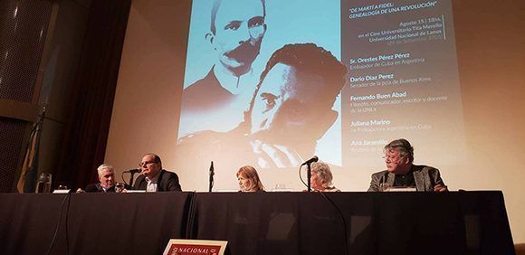 Se inauguró la Cátedra Libre e Itinerante Fidel Castro en la Universidad Nacional de Lanus