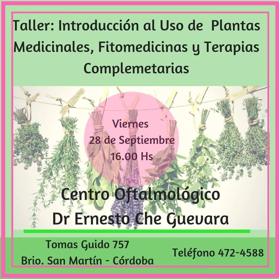 La compañera Dra. Ailén Fuentes nos visita y nos invita a compartir nuestros saberes de anclaje ancestral sobre las plantas medicinales, fitomedicinas y terapias complementarias, porque otra salud es posible. Lxs esperamos este viernes a las 16.30 hs. en Tomás Guido 757, barrio San Martín, Córdoba.