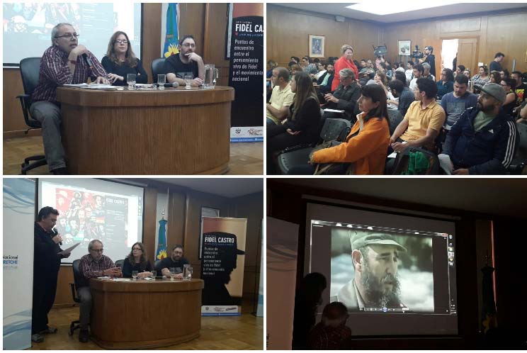 Sesiona en Universidad argentina cátedra en honor a Fidel Castro