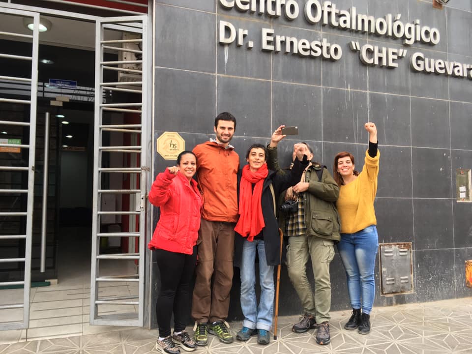 «LA SOLIDARIDAD ES LA TERNURA DE LOS PUEBLOS»  Junto a la compañera Gabriella Barresi visitando el Centro Oftalmológico Dr. Ernesto Che Guevara. Cruzando las fronteras desde la solidaridad y el internacionalismo de la Asociación Italia Cuba de Génvoa «Circolo Roberto Foresti di Genova» que con su aporte nos permitieron avanzar en un espacio para lxs pacientes que vienen de los lugares más alejados de nuestro país…