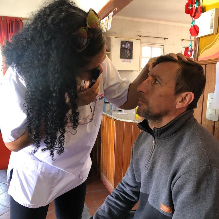 Se realizó una nueva pesquisa de salud visual en Arguello.