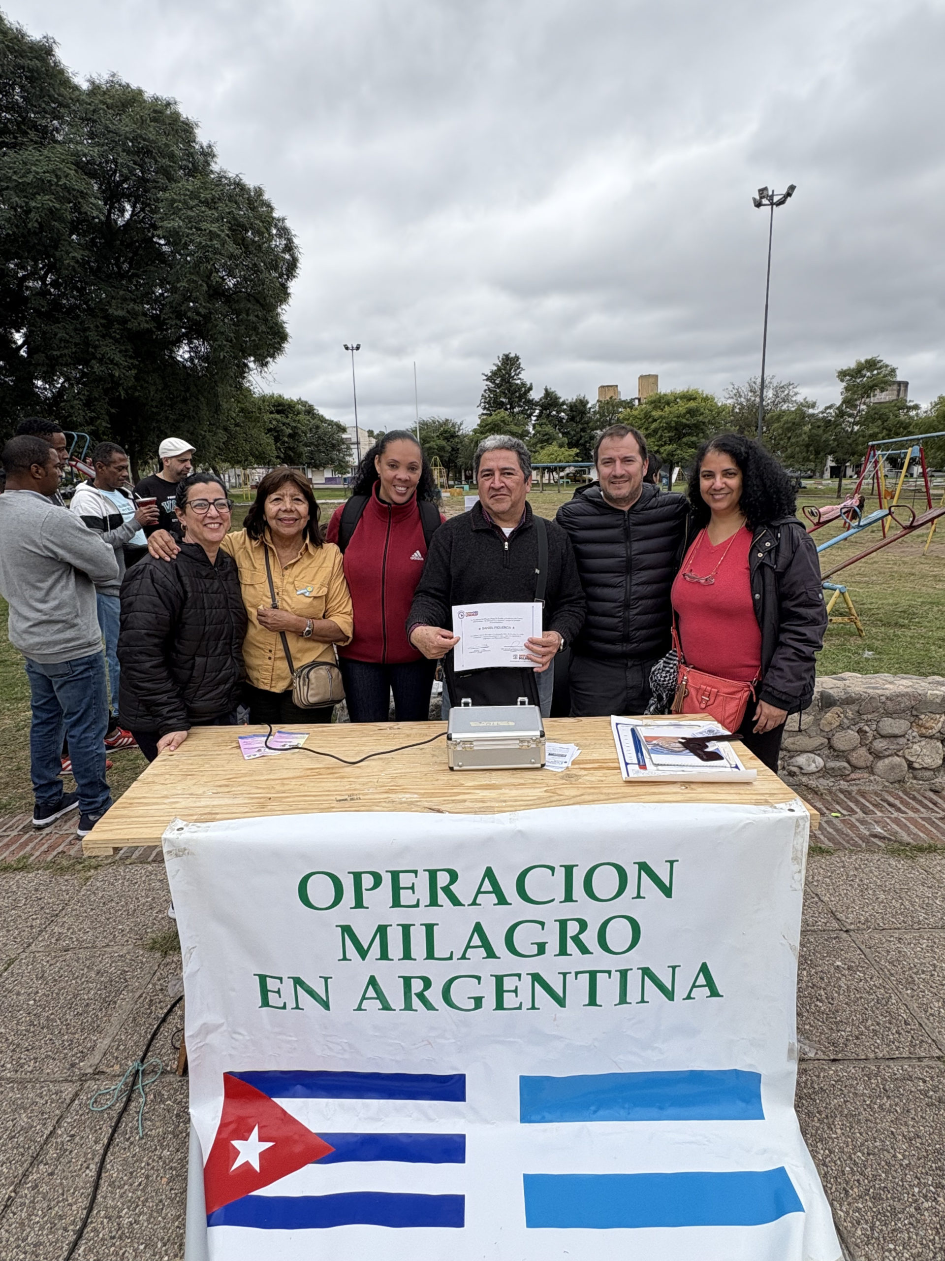 Locrazo y feria de promoción de salud por los 10 años de la construcción del Centro Oftalmologico Dr Ernesto Che Guevara